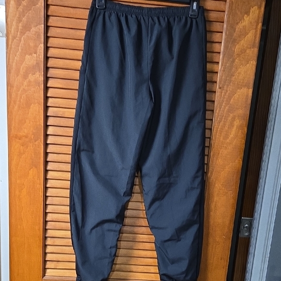 Kids Nike Black Track Pants with White Swoosh Accent - Picture 4 of 6
